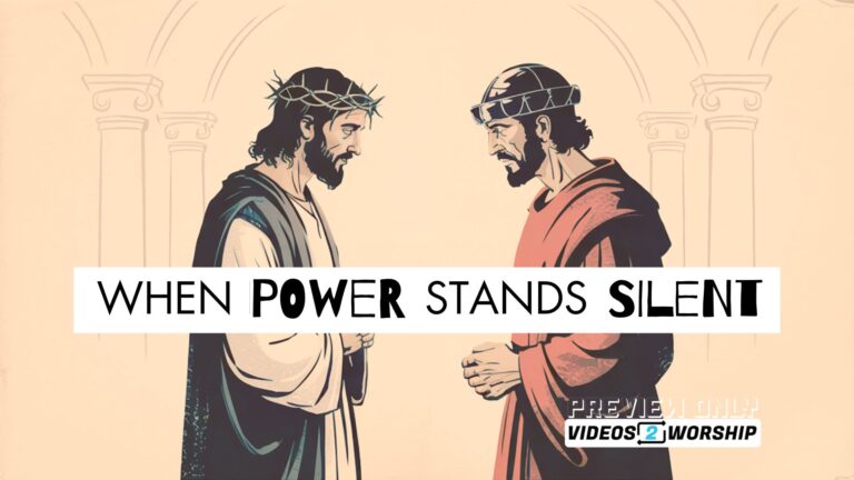 Read more about the article The Day Power Stood Silent: What Pilate Didn’t Understand About Jesus | For The Easter Season