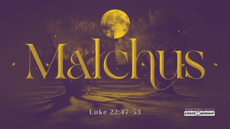 Read more about the article Malchus and the Mercy of Jesus: When Grace Interrupts the Arrest
