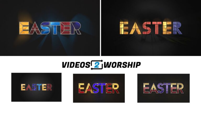 Read more about the article Easter Stained Glass Worship Still Graphics