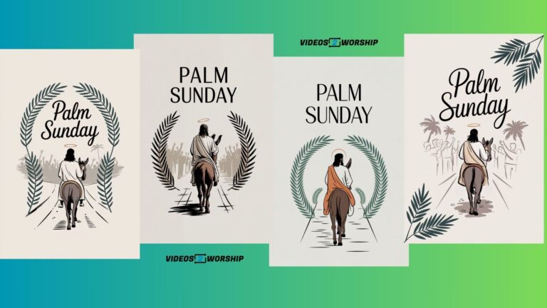 Read more about the article Free Palm Sunday Digital Art | Triumphal Entry Christian Illustration | Jesus on Donkey Worship Graphic