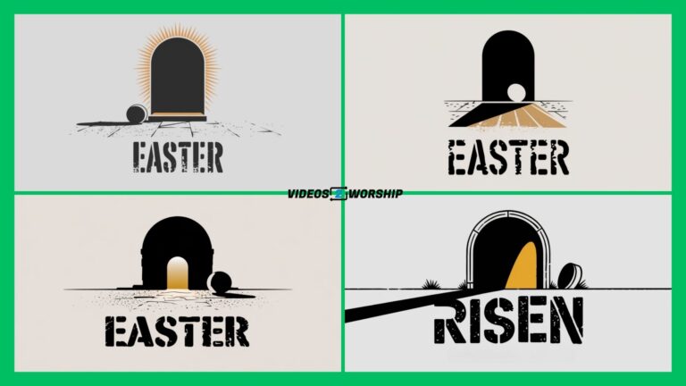 Read more about the article Easter He Is Risen Still Graphics, Resurrection Worship Still Background Slides