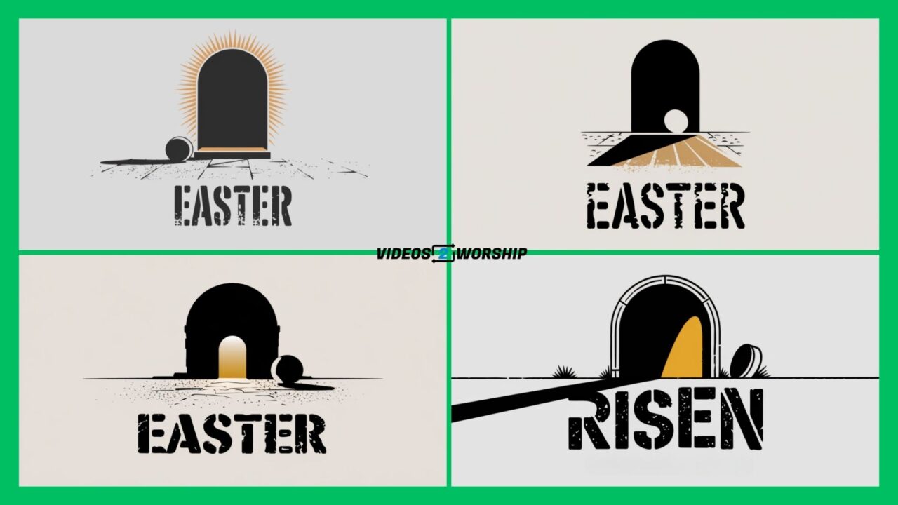 Easter He Is Risen Still Open Tomb Graphics 