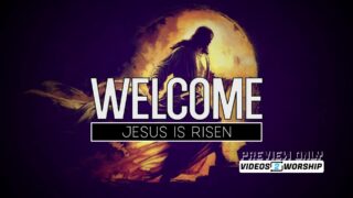 Read more about the article Easter Welcome Jesus Is Risen Motion Worship Background Loop