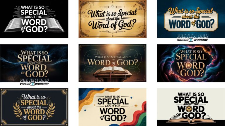 Read more about the article What Is So Special About the Word of God | FREE Graphics | Free Christian Sermon Series Backgrounds
