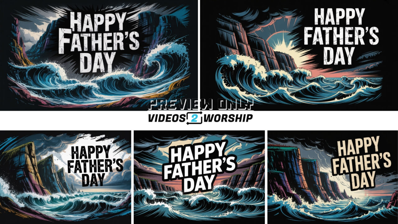 Father’s Day Church Slides | Bold Ocean Graphics