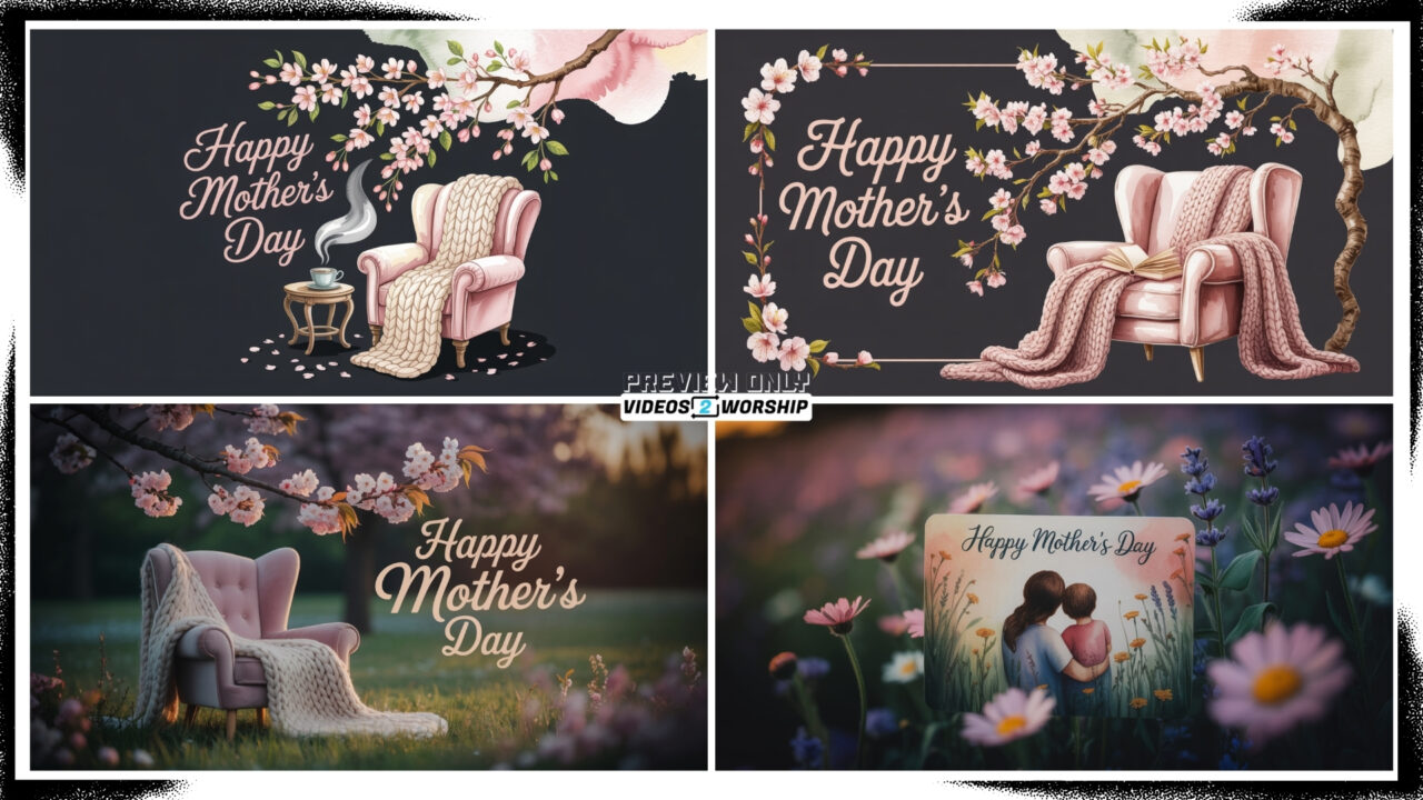 Mothers Day Slides Cozy Floral Still Backgrounds