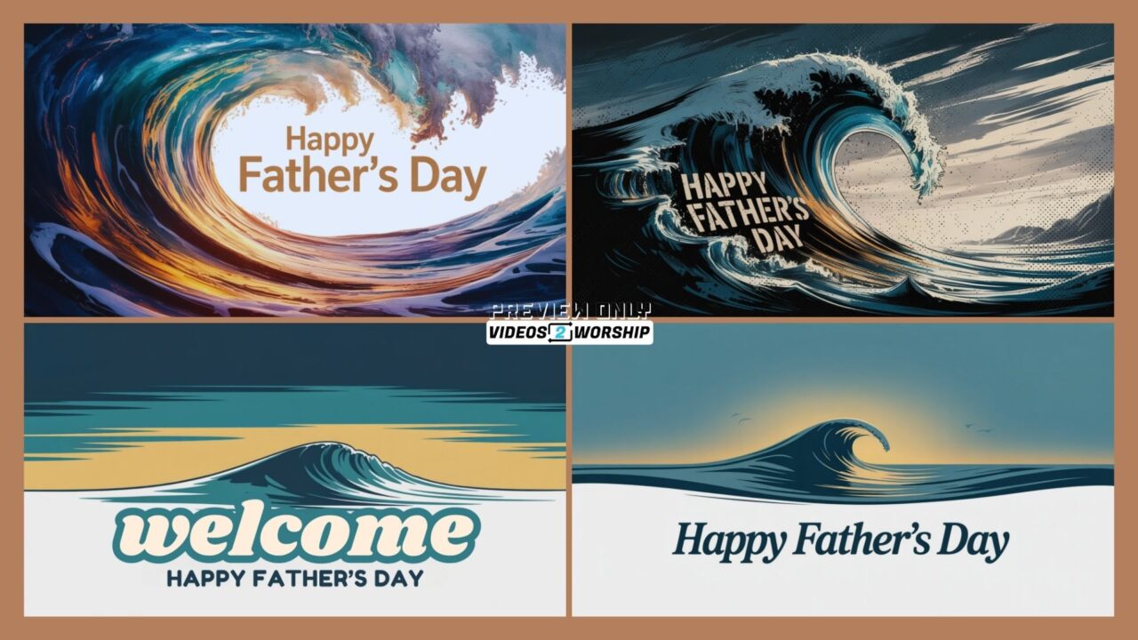 Ocean Worship Backgrounds For Father’s Day