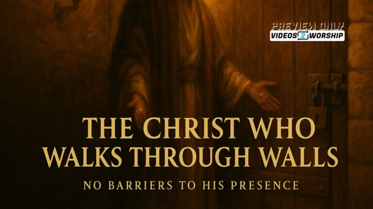 Read more about the article The Christ Who Walks Through Walls – Preaching Peace to a Fearful World