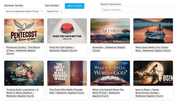 Read more about the article Church Sermon Archive WordPress Plugin – Organize YouTube Sermons Easily