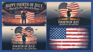 Read more about the article Fourth of July “Land of the Free, Home of the Brave” Background Slides – Patriotic Event Bundle