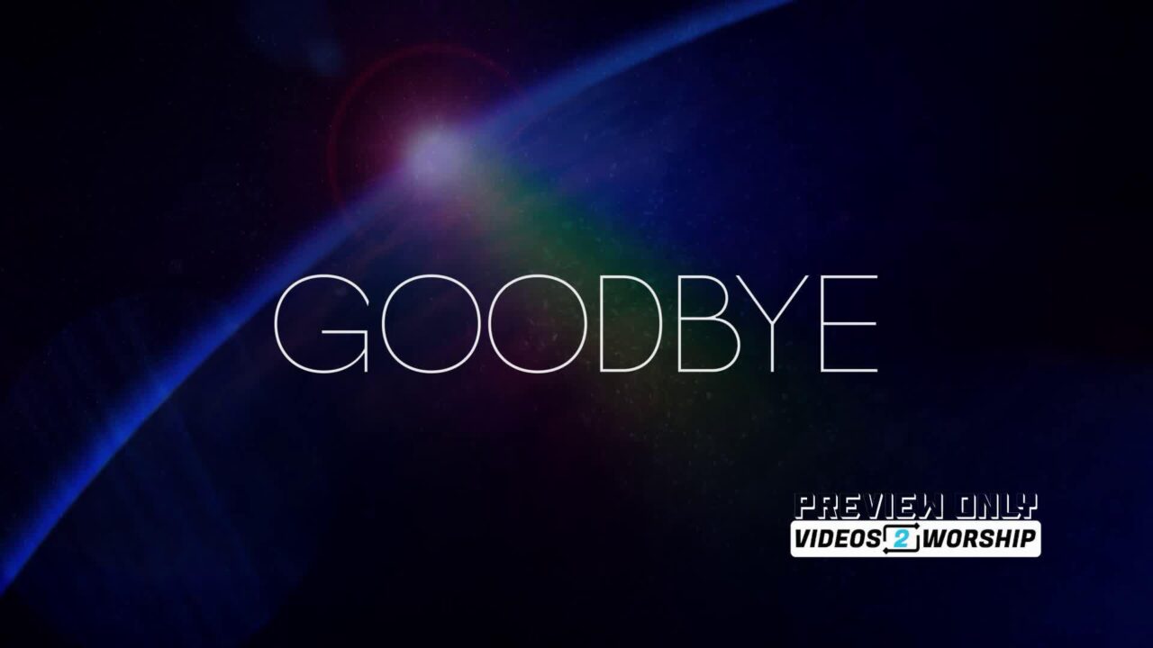 Space Theme Church Service Closing Loop