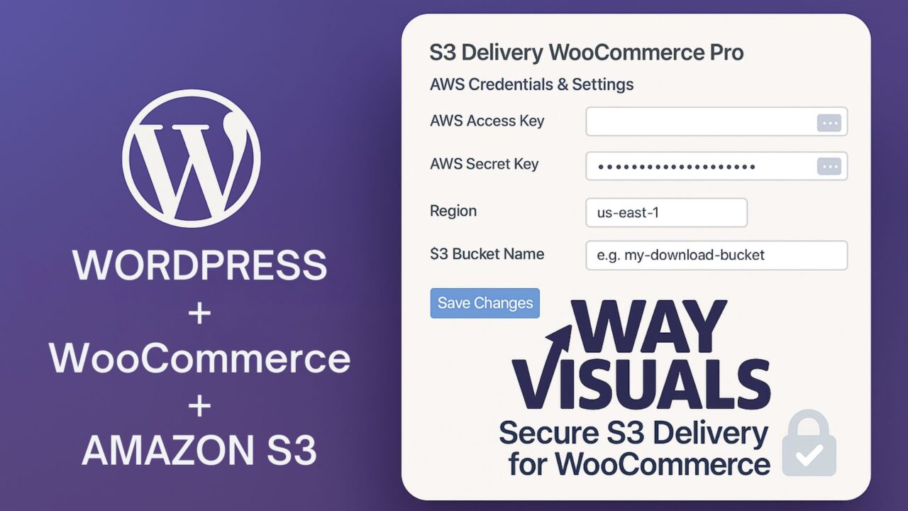 Amazon S3 Delivery WooCommerce Pro
