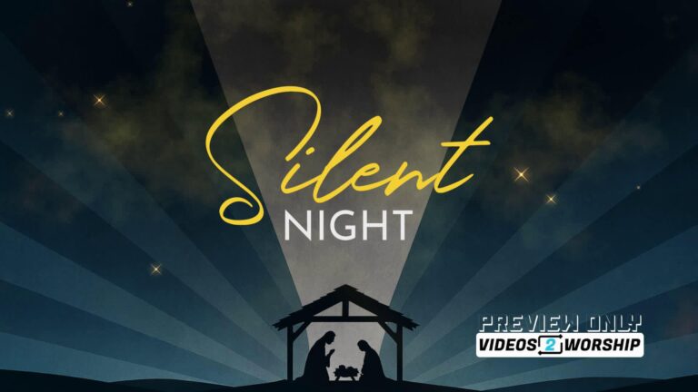 Read more about the article Silent Night Christmas Worship Background Loop | Peaceful Advent Text Video