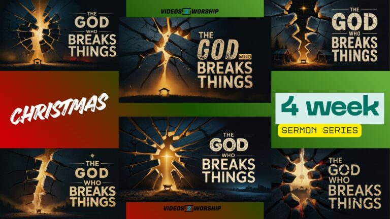 Read more about the article The God Who Breaks Things: A 4-Week Christmas Sermon Series on Disruption and Divine Grace
