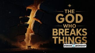 The God Who Breaks Through Christmas Worship Background | Advent Sermon Series Loop