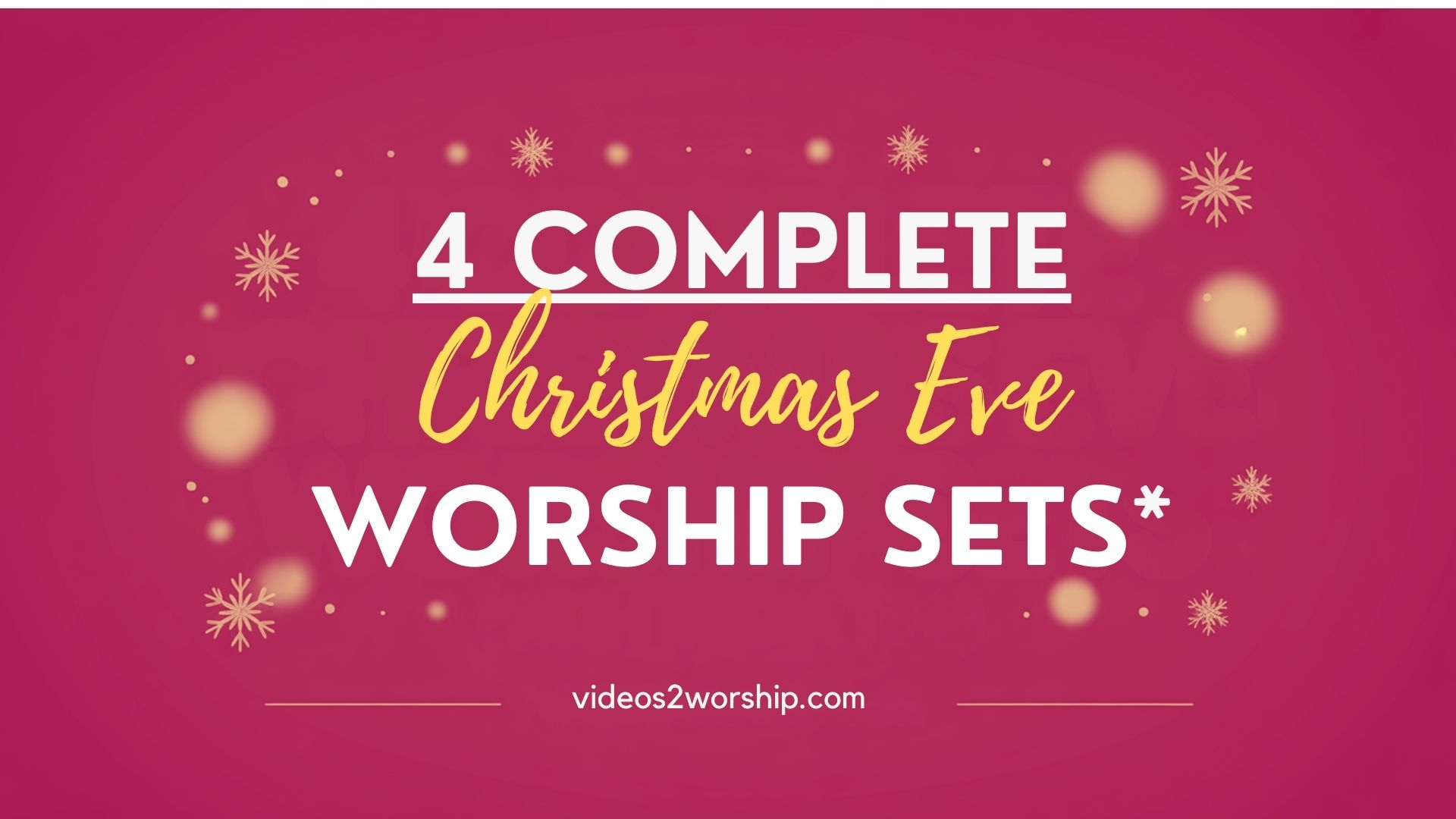 Read more about the article 4 Complete Christmas Eve Worship Sets (With Media Tips) for Powerful, Guest-Friendly Services