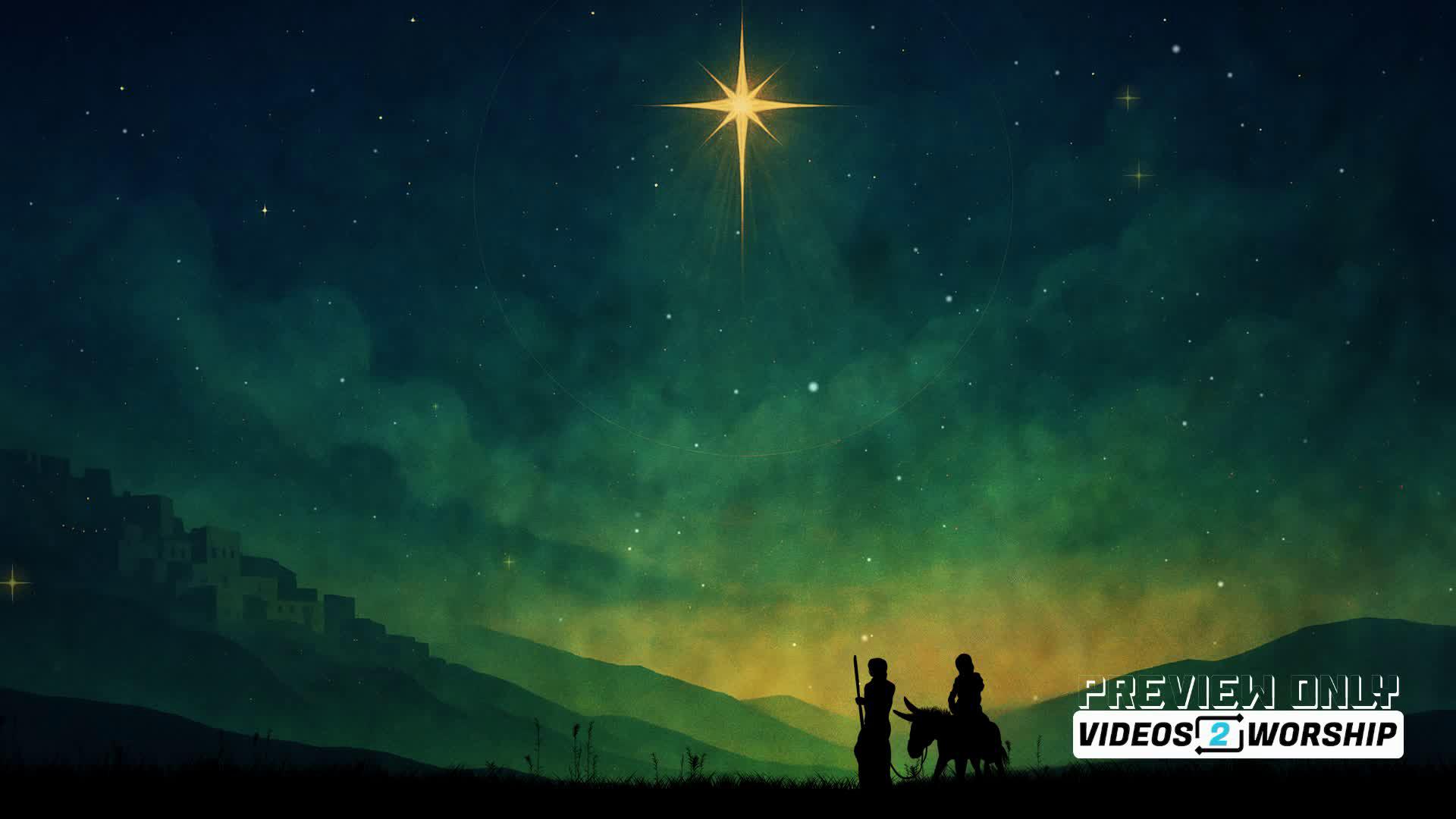 Mary and Joseph Christmas Journey Motion