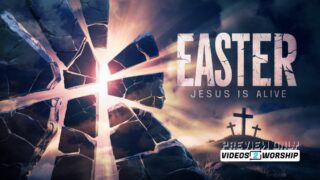Easter Motion Background Video | Jesus Is Alive | Resurrection Worship Loop