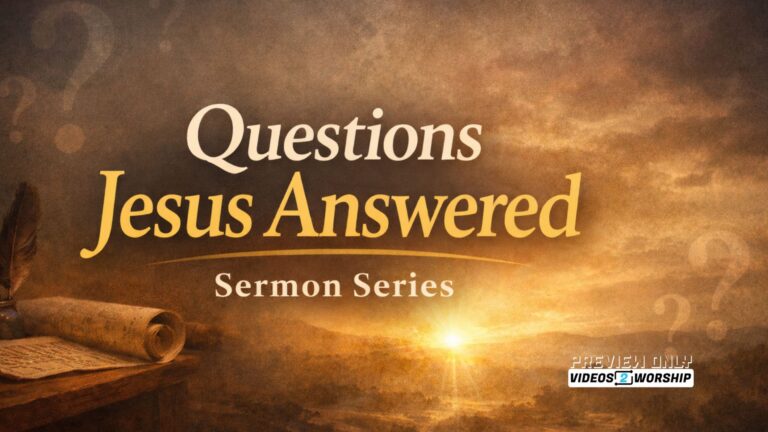 Read more about the article Questions Jesus Answered: A 5-Week Sermon Series Focused on What Jesus Chose to Engage