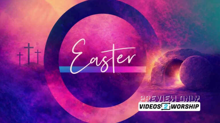 Read more about the article Easter Circle Title Empty Tomb Motion Worship Loop