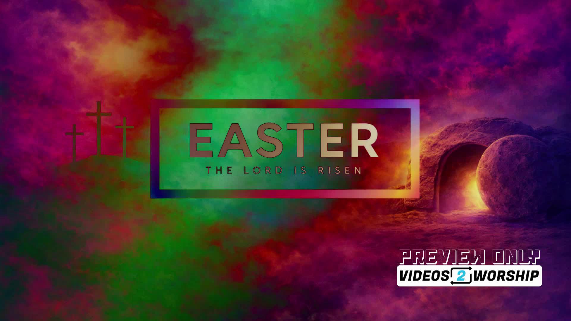 Easter The Lord Is Risen Empty Tomb Motion