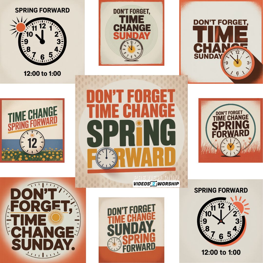 Spring Forward Graphics | Daylight Saving Time 